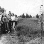 Grenzschutzbeamte weisen auf ihren Streifengängen jeden Bürger, auf Wunsch, in die Verhältnisse an der Grenze ein.