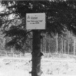 Ehemalige Grenze zur DDR (schwarz/weiß)