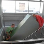 In WR mussten die Schränke durch ein enges Treppenhaus "geschleppt" werden!