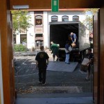 In Oker angekommen und ausladen.